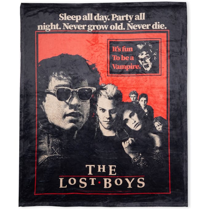 The Lost Boys Fun To Be A Vampire Fleecedeken - M