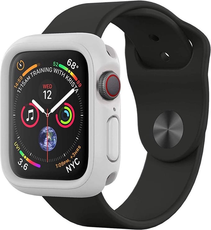 Rhinoshield CrashGuard NX Hardcase Hoesje voor Apple Watch Series 6 (44mm) - Wit