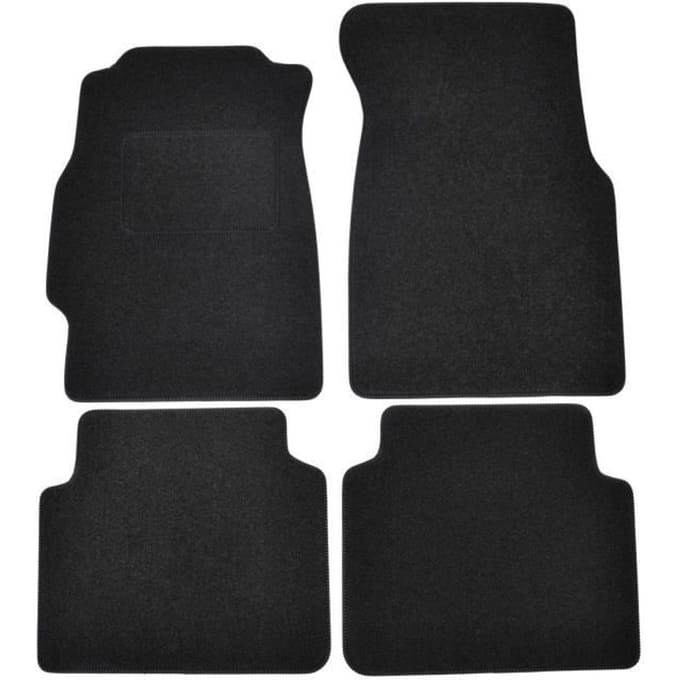 Tapis de sol - Honda - Civic 1997-2001 - Velours noir - 4 pièces - Antidérapant et imperméable