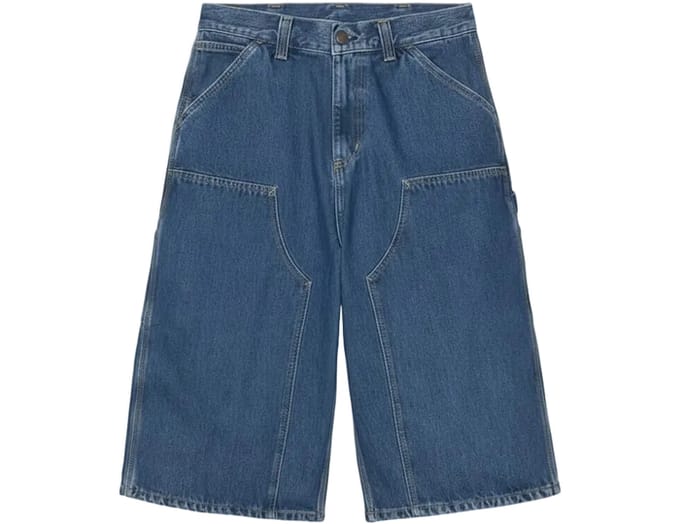 Carhartt Og Double Knee Korte Broek Blauw