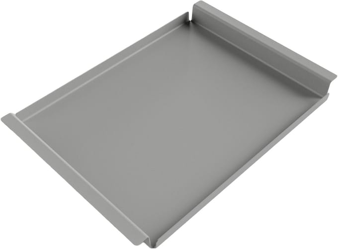 Steellish Dienblad Rechthoek - Tray - Aluminium - Licht Grijs - 62×44x5