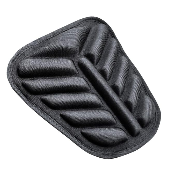 Motorfiets Zitkussen, Universeel Achter Koelend Motorfiets Zitkussen AntiSlip 3D Zitovertrek voor Front zwart