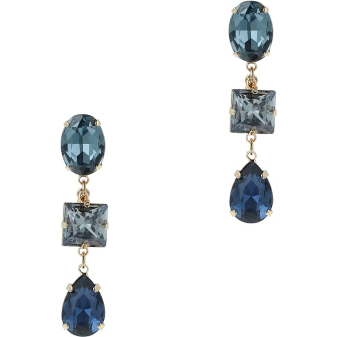 OTAZU Blue Crystal Earrings Größe: OS | Ohrringe Outlet | Damen | Blau