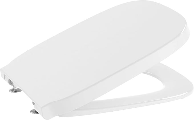 Toiletbril Zitting - WC Deksel - Stil Sluiten - Schokdemping - 44 cm Lengte - Wit