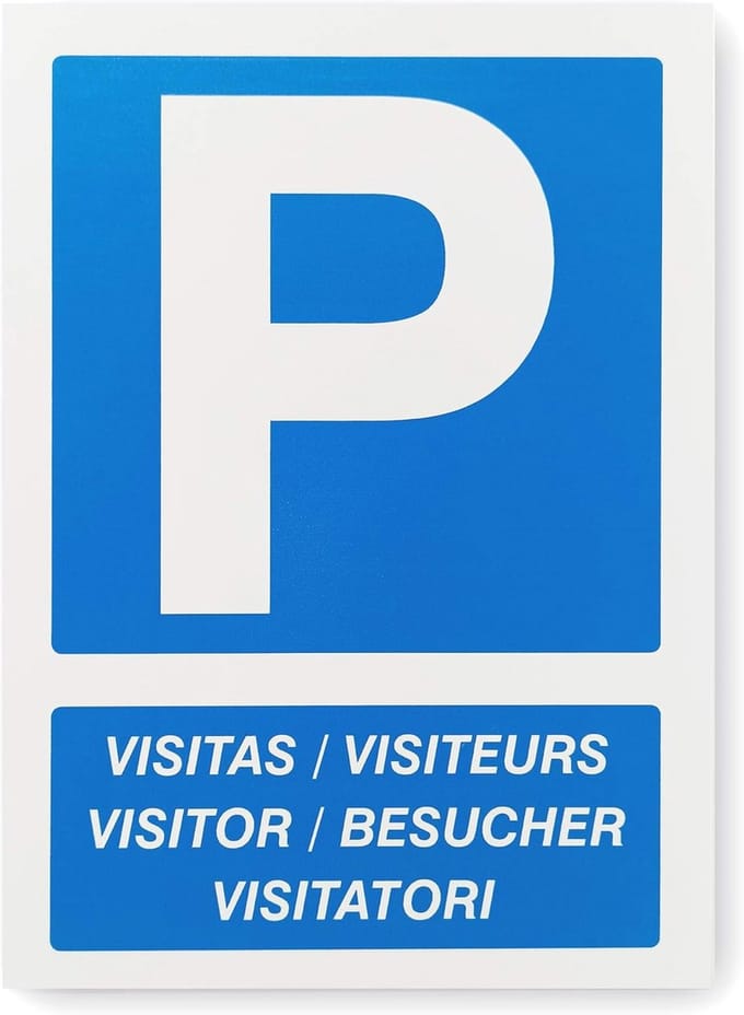 Aluminium Composiet Parkeerplaatbord voor Buitenparkeren