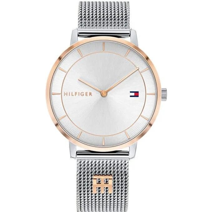 Tommy Hilfiger 1782288 Dames RVS Analoog Horloge zilver