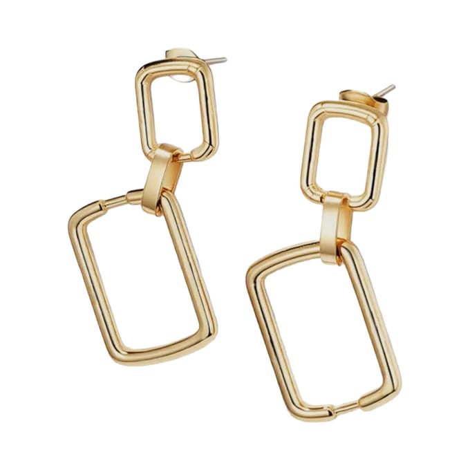 Oorsteker dubbele hanger