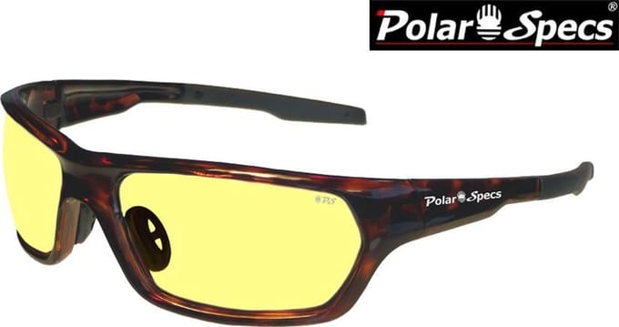 Polar Specs® Polariserende Nachtbril  Atmosphere PS9025 – Tortoise Brown – Polarized Nightdriving – Medium – Unisex