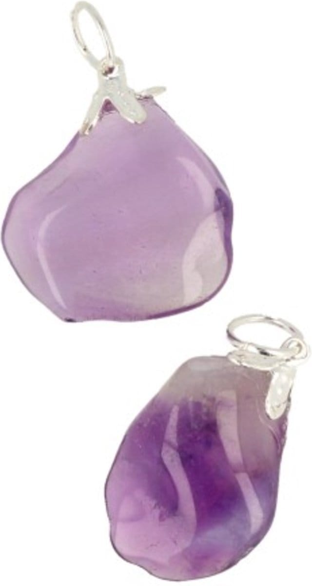 Amethist edelsteen hanger