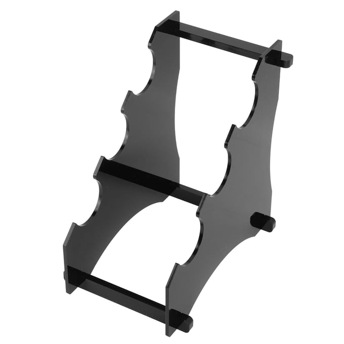 Lightsaber Displaystand 3 Lagen Transparant Acryl Desktop Zwaard Opbergrek voor Woonkamer Slaapkamer black