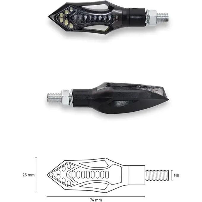 LED knipperlichten motor Taac FR12