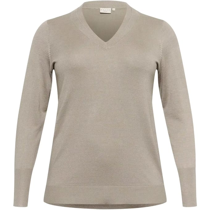 V-hals trui dames KAFFE Curve Clizzy