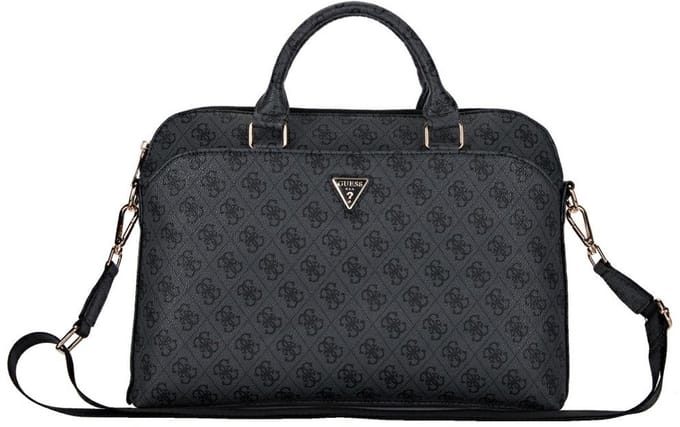 Guess PU 4G Triangle Logo Laptoptas voor 13/14/15 inch - Grijs