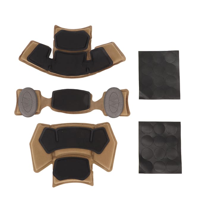 Système de doublure de casque de combat Coussinet éponge à mémoire interne Tapis de protection Accessoires de coussinet de casque Soil Color