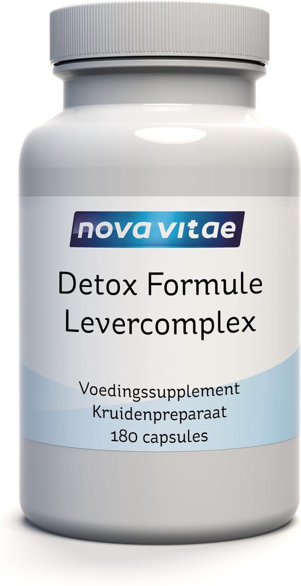 Nova Vitae - Detox Formule - Levercomplex - Lever reiniging - 180 capsules