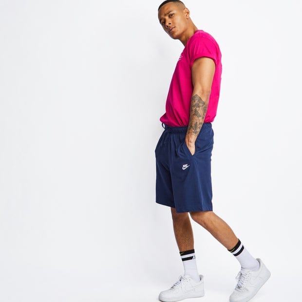 Nike Club Short Korte Broeken Heren - Navy - Maat L