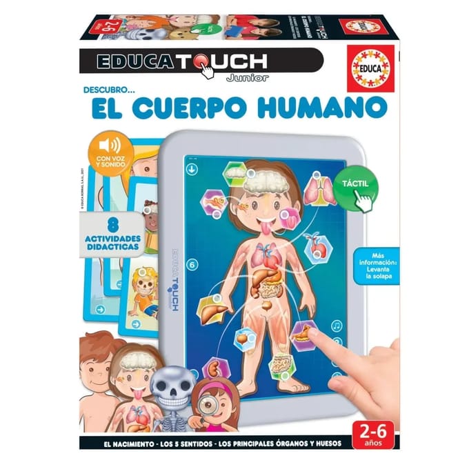 Het menselijk lichaam Educa Touch Jr