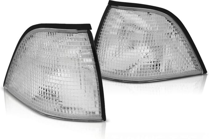 Voorkant knipperlichten BMW E36 12.90-09.99 COUPE - CABRIO WIT