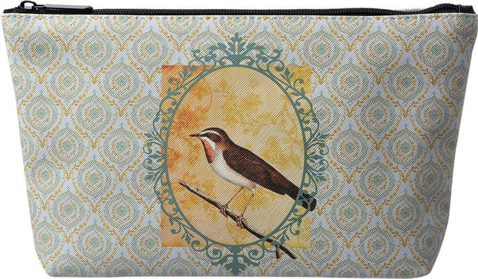 Juleeze Toilettas Dames Vogel 26x6x16 cm Groen Kunststof