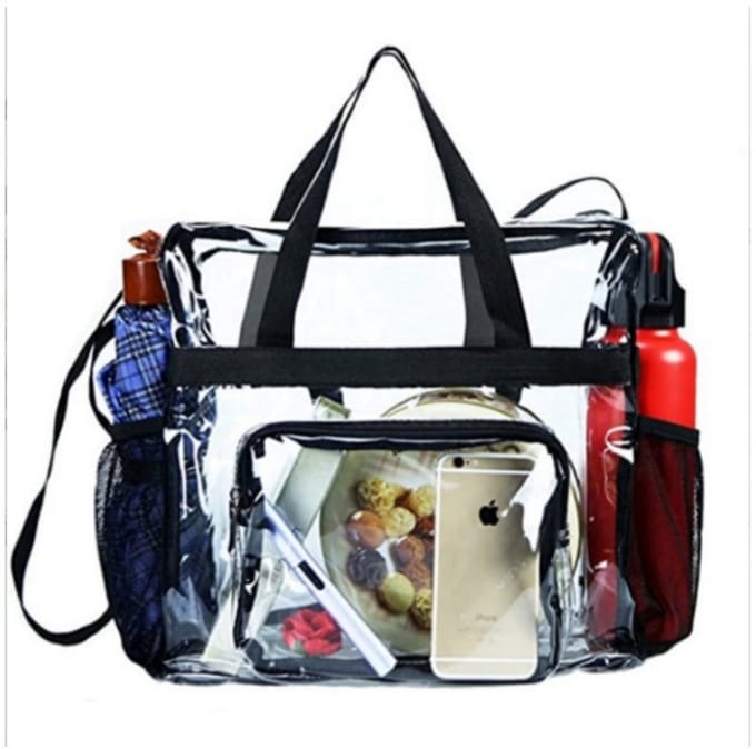 Nieuwe PVC Transparante Draagtas - Draagbare Reisopslag Organizer