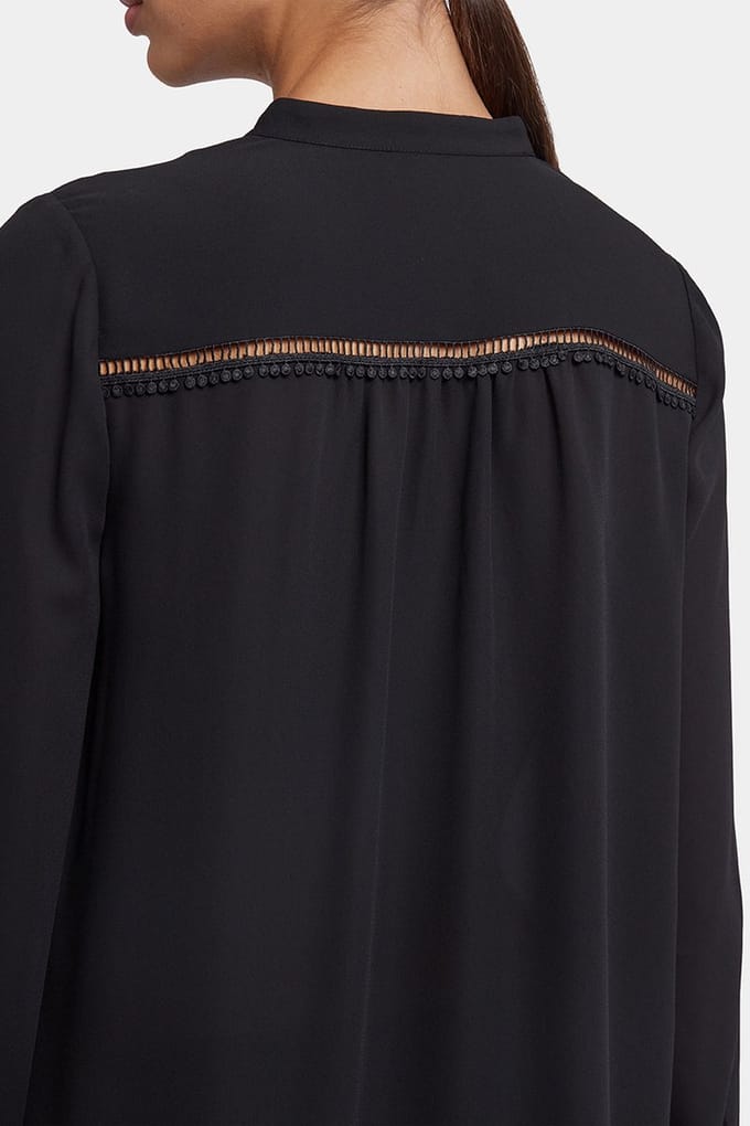 Janie Blouse | Zwart