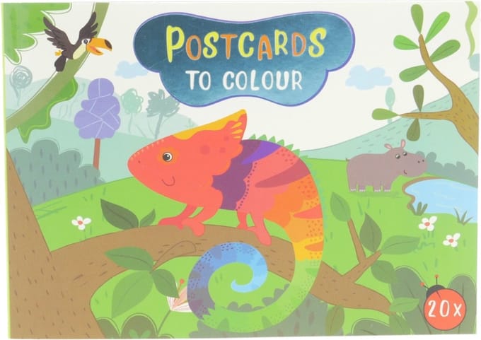 Postkaarten Jungledieren 16x12 cm 20 stuks