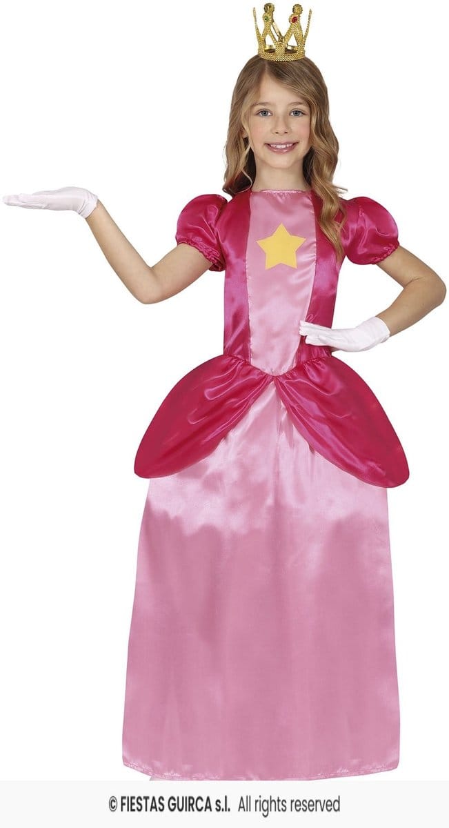 Prinsessenjurk Peach Kind Roze - 10-12 jaar / 135-147cm