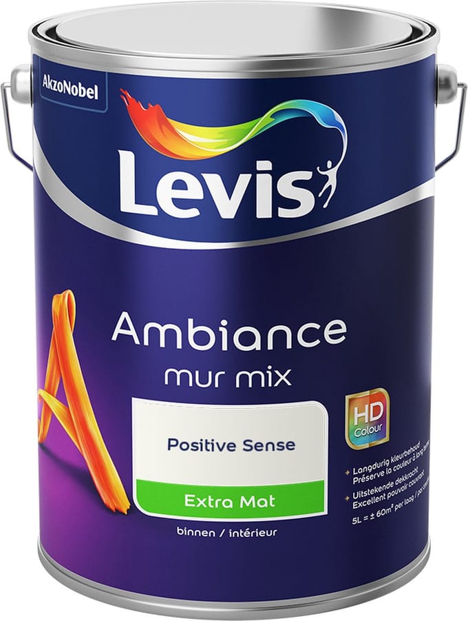 Levis - Ambiance Mur Extra Mat Mix - Positive Sense - Mengverf - 5 L