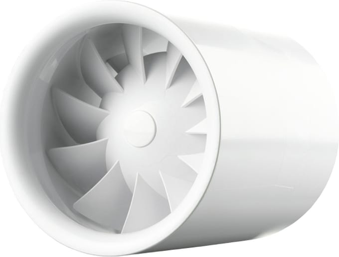 Vents Quietline buisventilator 100 mm - Met timer - Inline fan - 100 m³/h