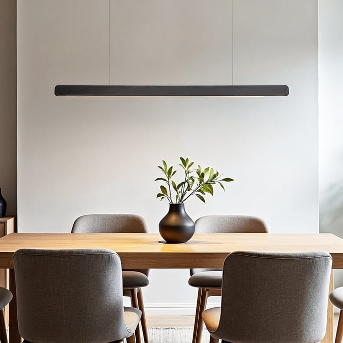 LumenXL Dimbare zwarte LED hanglamp - Devin