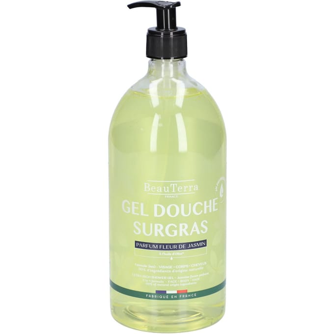 BeauTerra Ultra Rich Shower Gel Fleur De Jasmin 1000 ml