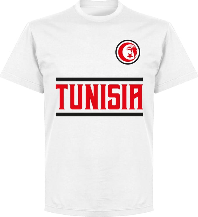 Tunesië Team T-Shirt - Wit - S