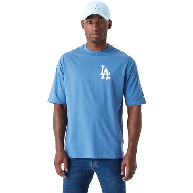 New Era T-shirt Blauw