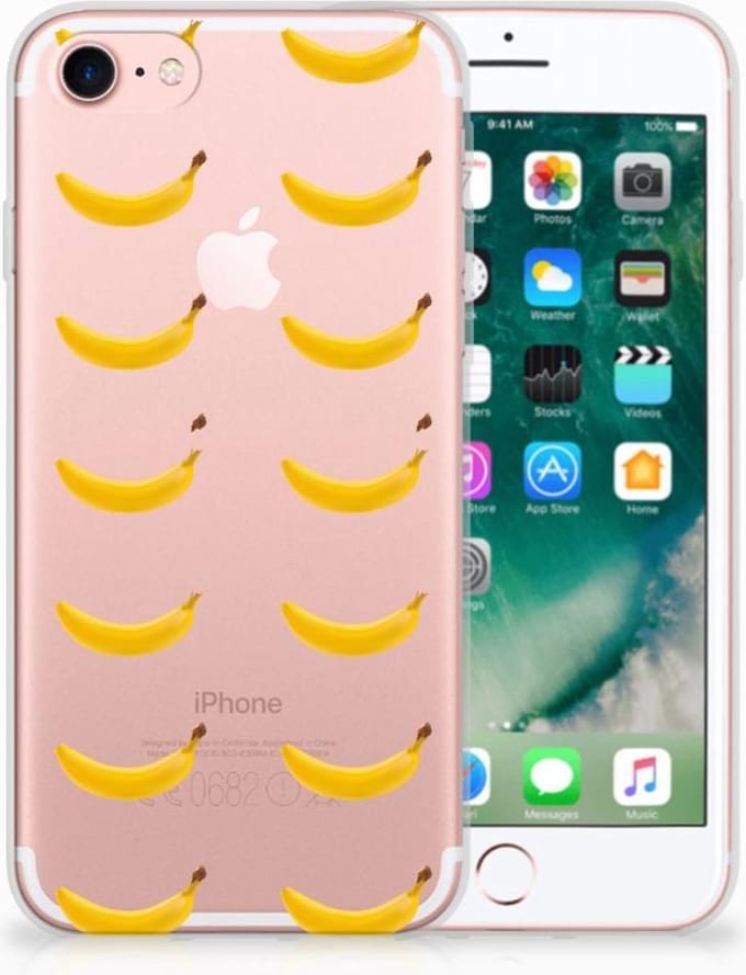 iPhone SE 2022 | SE 2020 | 8 | 7 Siliconen Case Banana