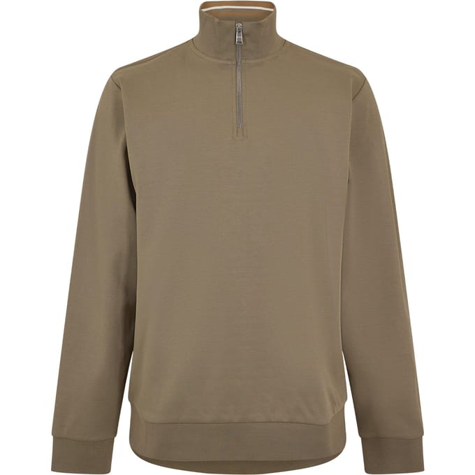 Boss Heren Stimmann Fleece Top (Bruin)