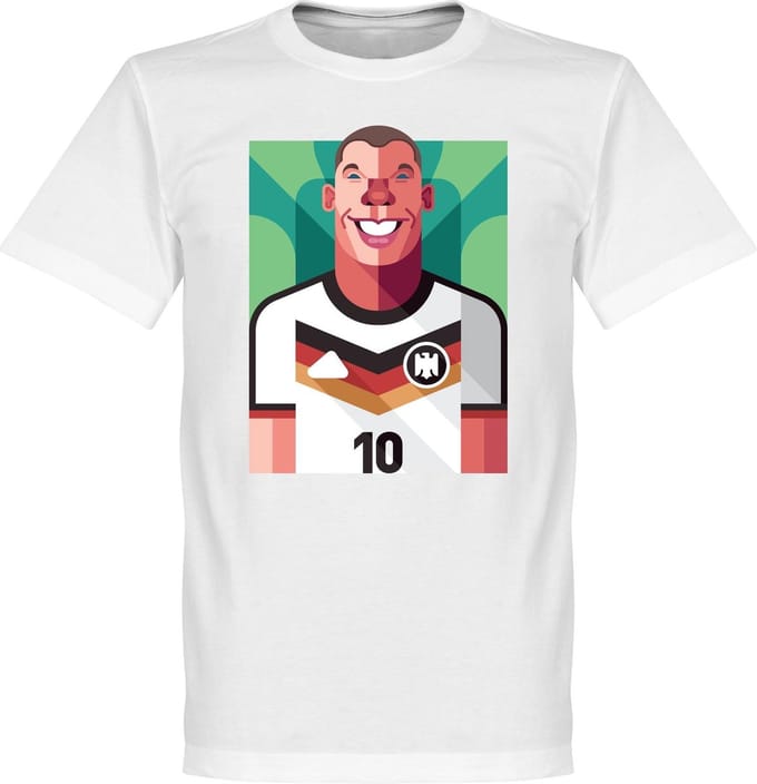 Playmaker Podolski Football T-Shirt - S