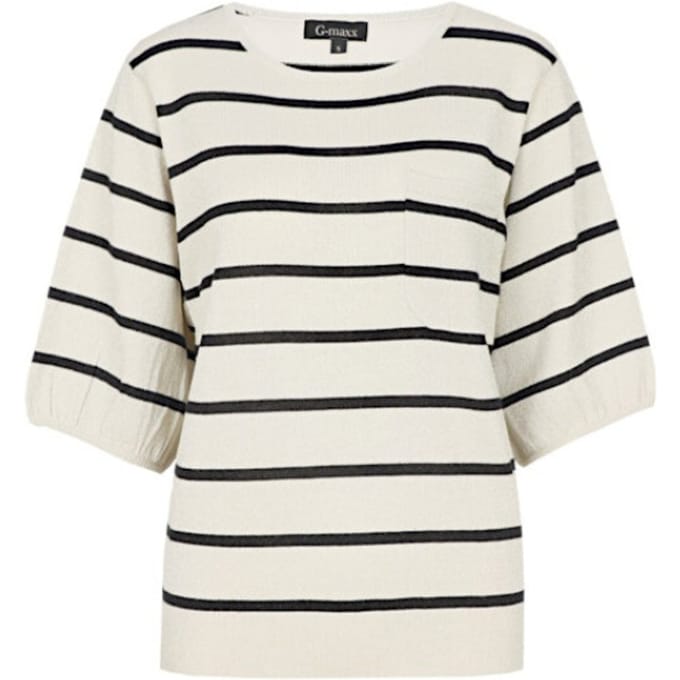 G-Maxx Top genoveva sand/black
