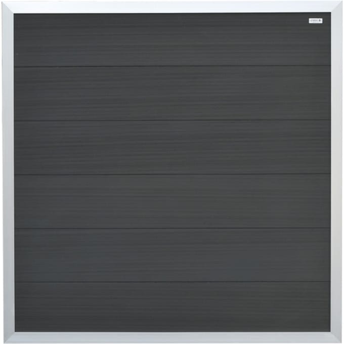 Intergard Tuinscherm antraciet schutting composiet 180x180cm