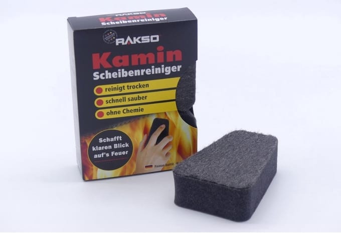 Voordeelverpakking - Kachelruit schoonmaakspons - Krasvrij - Handig