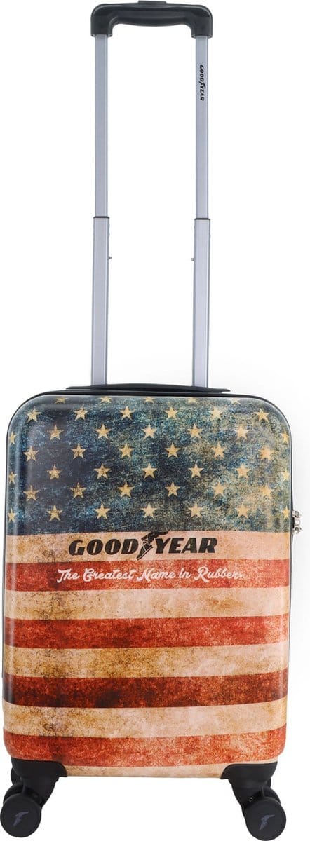 Goodyear Handbagage koffer Authentic / Trolley / Reiskoffer - S - - Bedrukt / Small