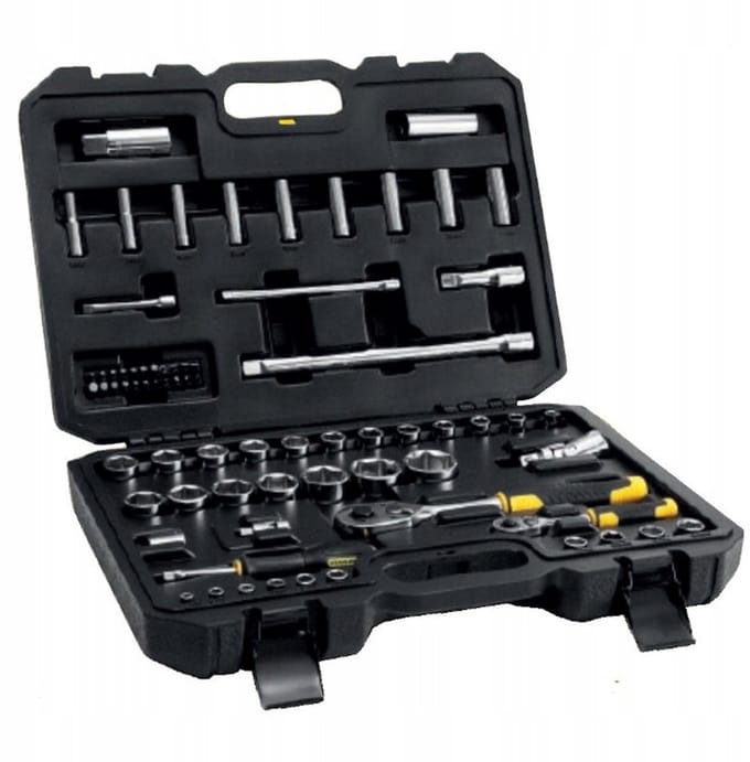 Stanley Dopsleutelset 1/4" + 1/2" - 72 DELIG