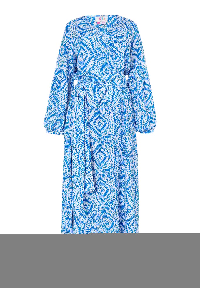 IZIA Maxi-jurk met print Dames blauw