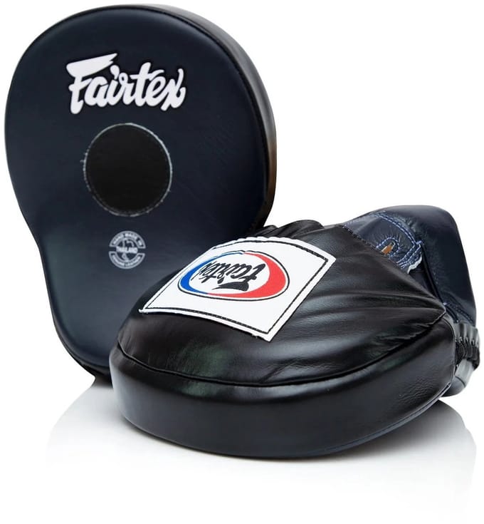 Fairtex FMV9 Ultimate Contoured Focus Mitts - Blauw/Zwart