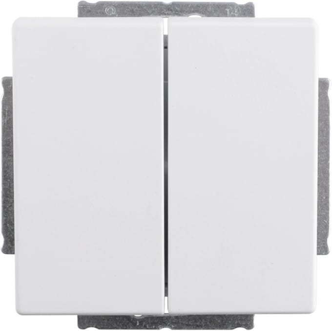 Busch-Jaeger Future Linear schakelaar - inbouw - serie - mat wit