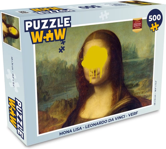 Puzzel Mona Lisa - Leonardo da Vinci - Verf - Legpuzzel - Puzzel 500 stukjes