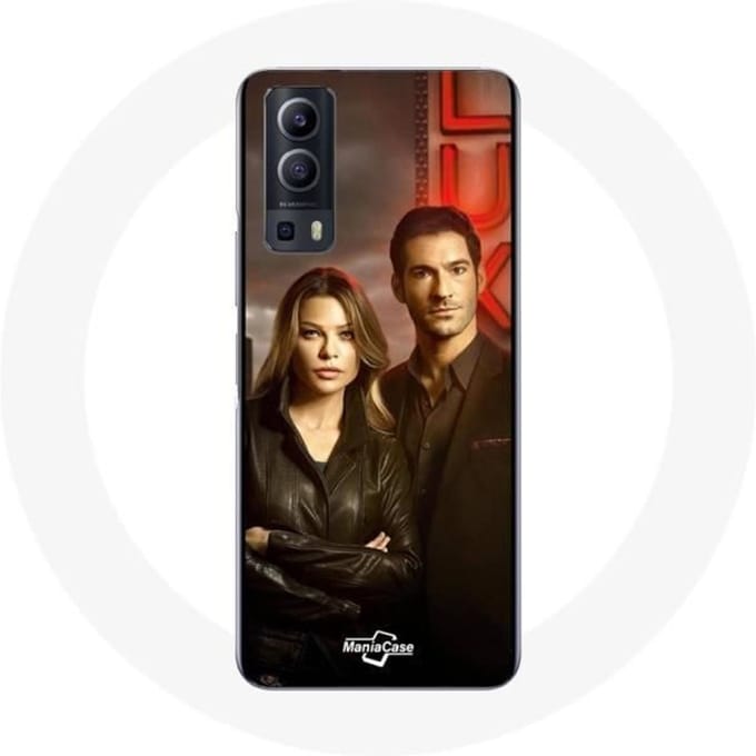 Coque Vivo Y72 Chloe Decker et Lucifer Morningstar