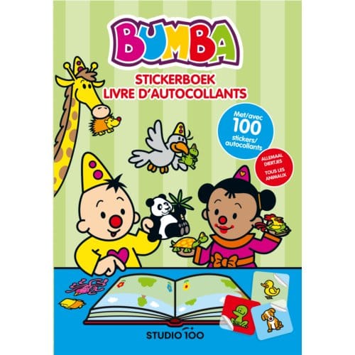 Studio 100 Bumba Stickerboek - Allemaal diertjes Educatieve boeken (spelletjes en raadsels)
