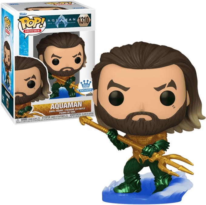 Funko Pop! DC Comics: Aquaman on Wave #1310 Funko Exclusive