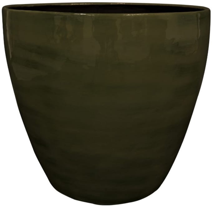 Ter Steege Bloempot Metaal Groen-Mos Groen D 25 cm H 23 cm