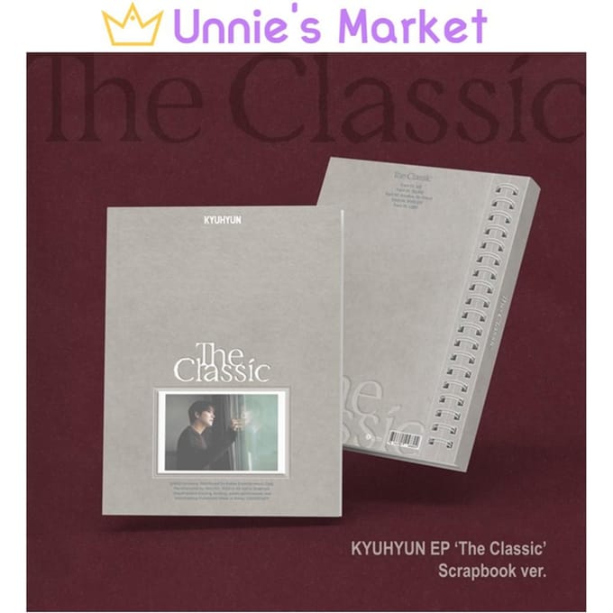 KYUHYUN(SUPER JUNIOR) [De Klassieker] Scrapbook versie. + Gratis geschenk 1EA gray